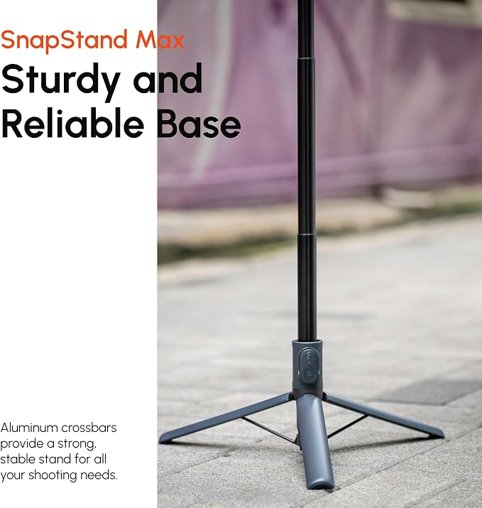 ShiftCam SnapStand Max – Magnetic Selfie Stick & Tripod – Compact, Foldable & - Image 9