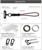 Cell Phone Lanyard Wrist Strap, Key Lanyard - Image 4