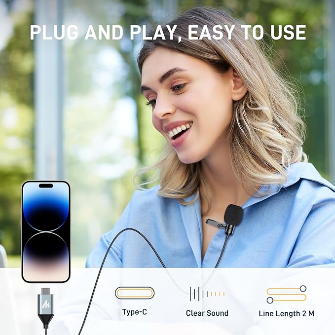 MAONO USB C Lavalier Microphone - Image 5