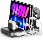 Unitek USB C Charging Station for Multiple Devices Apple, 120W 6 Port Charging by Unitek