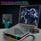 IETS GT500 Powerful Turbo-Fan RGB Laptop Cooling Pad - Image 7