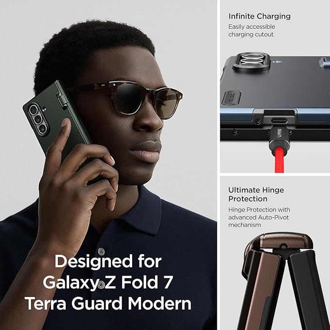 VRS DESIGN Terra Guard Modern for Galaxy Z Fold 7 – Magnetic Phone Case - Image 6
