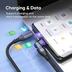 240W Rotating USBC to USB C Magnetic Data Cable, 3ft - Image 6