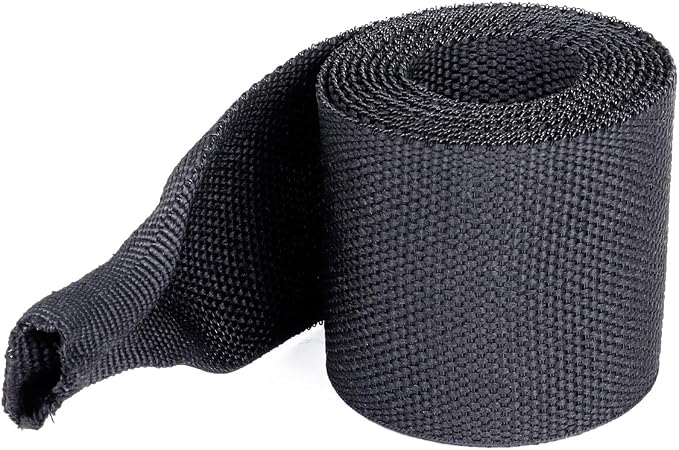 Heat Shrink Wire Loom 2:1 Shrinkable Braided Cable Sleeve 2 Inch ID-18ft by BuyUneed