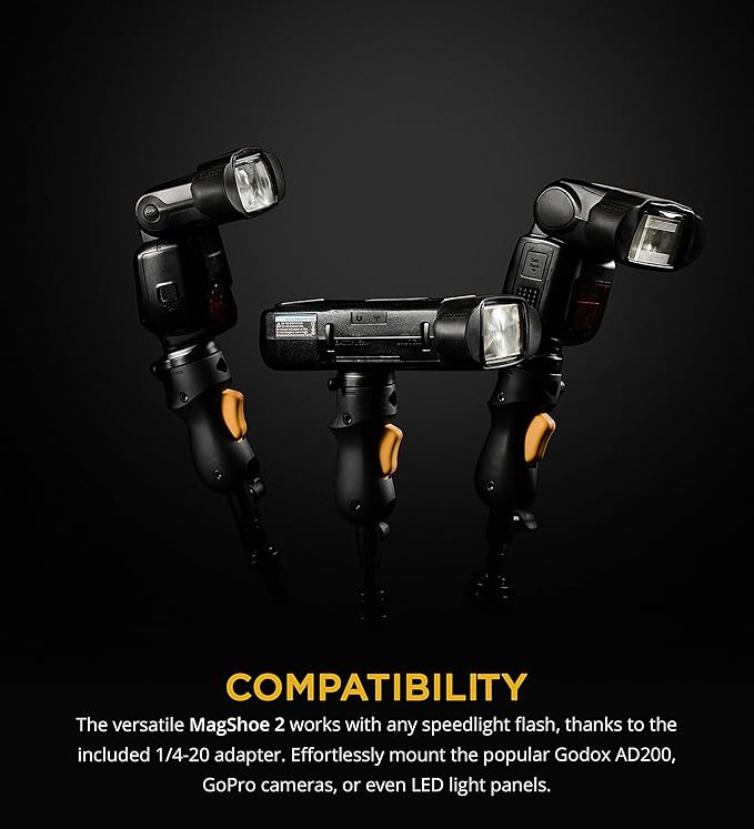 MagMod MagShoe v2 | Universal Cold Shoe Flash Mount - Image 6