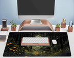 Dark Forest Desk Mat Mouse pad, Big Laptop Computer Keyboard and Mouse Mat - Image 5