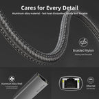 USB-C to Ethernet Adapter, WALNEW USBC to RJ45 Lan Adapter, Gigabit Cat Network - Image 5