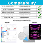 Case for iPad Air 13 Inch M3 2025 & M2 2024: Military Grade Cover for iPad Pro - Image 2