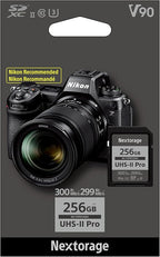 Nextorage 256GB SDXC UHS-II V90 SD Card Japanese Brand pSLC Max. Write Speed - Image 11