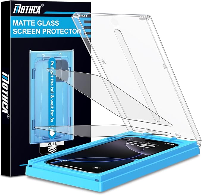 Mothca 2 Pack Matte Glass Screen Protector by MothcaDirect