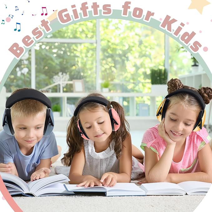 Amylove 12 Pcs Kids Ear Protection Noise Cancelling Headphones Ear Muffs Bulk - Image 6