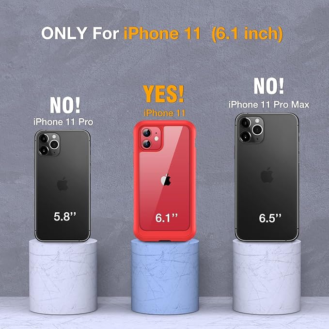 Miracase Glass Series for iPhone 11 Case 6.1 inch, Upgraded Full-Body Rugged - Image 6
