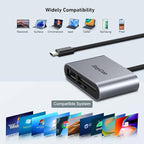 RayCue USB C SD Card Reader Adapter, Type C Micro SD TF Card Reader Adapter - Image 6