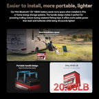 12V 100Ah Mini Bluetooth LiFePO4 Battery, 12 Volt Lithium Battery Bulit in 100A - Image 4