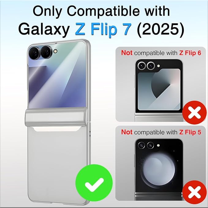 STORMTAL for Samsung Galaxy Z Flip 7 Case, Hinge Protection, Built-in Screen - Image 2