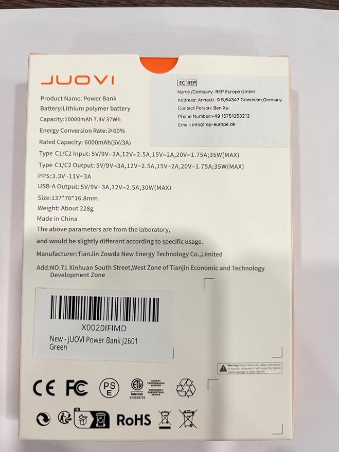 Power Bank Fast Charging 10000mAh 35W Portable Charger Small Battery Pack - Image 9