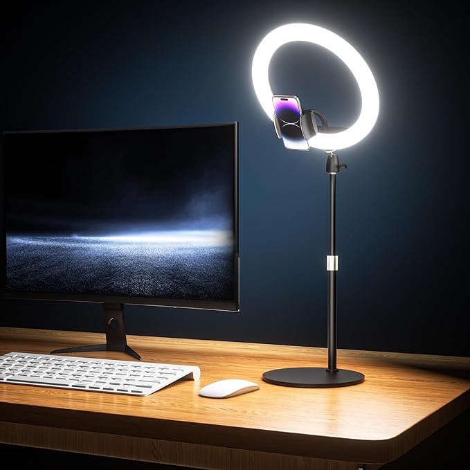 UBeesize 12" Desk Ring Light by UBeesize