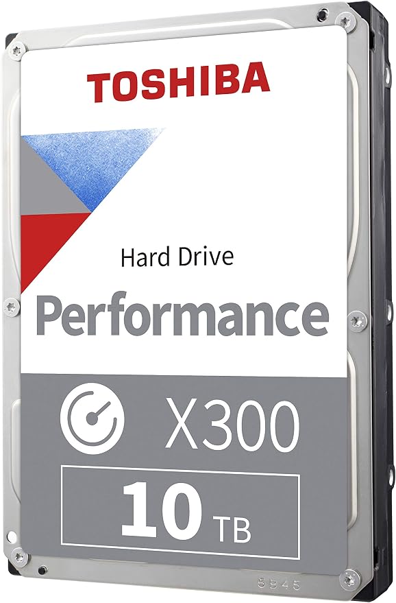 Toshiba X300 10TB Performance & Gaming 3.5-Inch Internal Hard Drive by Toshiba