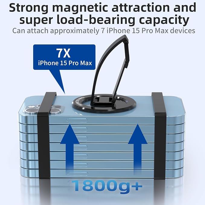 Magnetic-Phone-Grip-Stand, Magnetic Phone Ring Holder Kickstand - Image 8