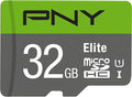 PNY 32GB Elite Class 10 U1 microSDHC Flash Memory Card by PNY