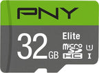 PNY 32GB Elite Class 10 U1 microSDHC Flash Memory Card by PNY