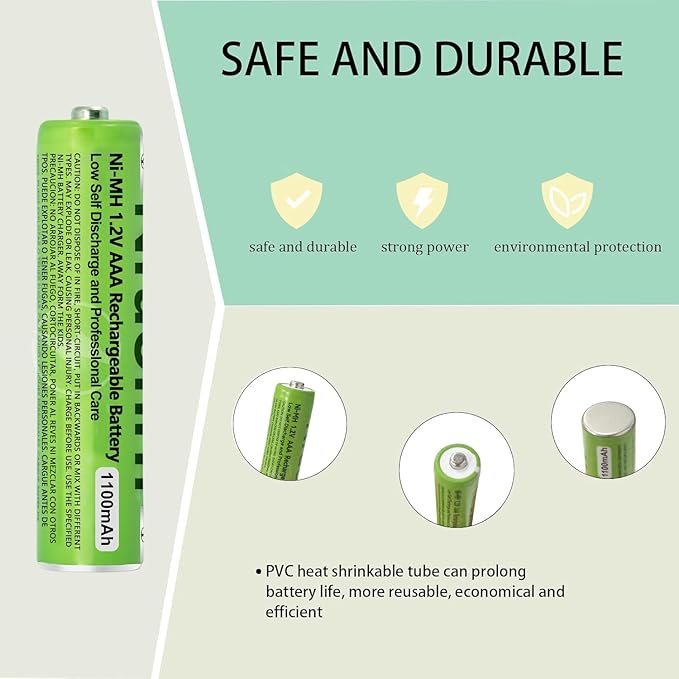 6 Pack NI-MH AAA Rechargeable Battery - Image 4