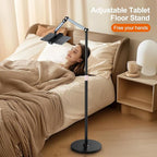 Tablet Floor Stand, Adjustable Tablet Stand, 360° Rotation Tablet Holder - Image 3