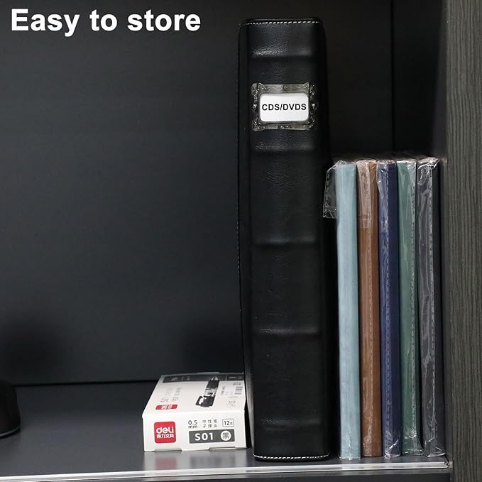 CD DVD Storage Binder with Zipper - Image 9
