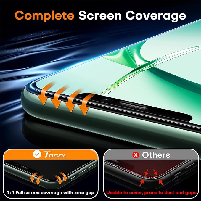 TOCOL for iPhone 11 Pro Max Screen Protector/iPhone Xs Max Screen Protector 9H - Image 5