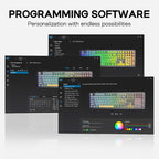 EPOMAKER Aula F108 Wireless Gaming Keyboard, Full Size Mechanical Keyboard - Image 7