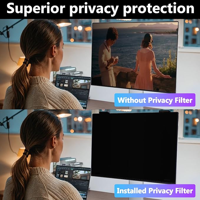 Magnetic Computer Privacy Screen Filter 24 Inch - Image 3