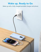 charmast Portable Charger with Built-in Cables & Wall Plug, 10000mAh Portable - Image 7