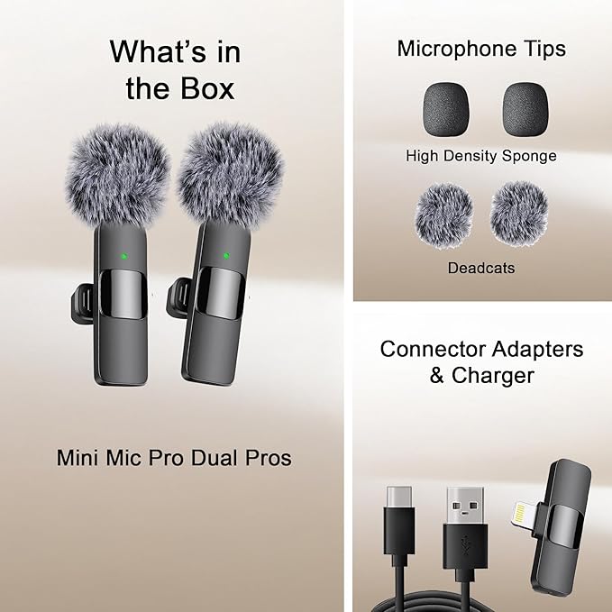 Mini Mic Pro – #1 Microphone for iPhone & Android, Wireless Mini Microphone - Image 6