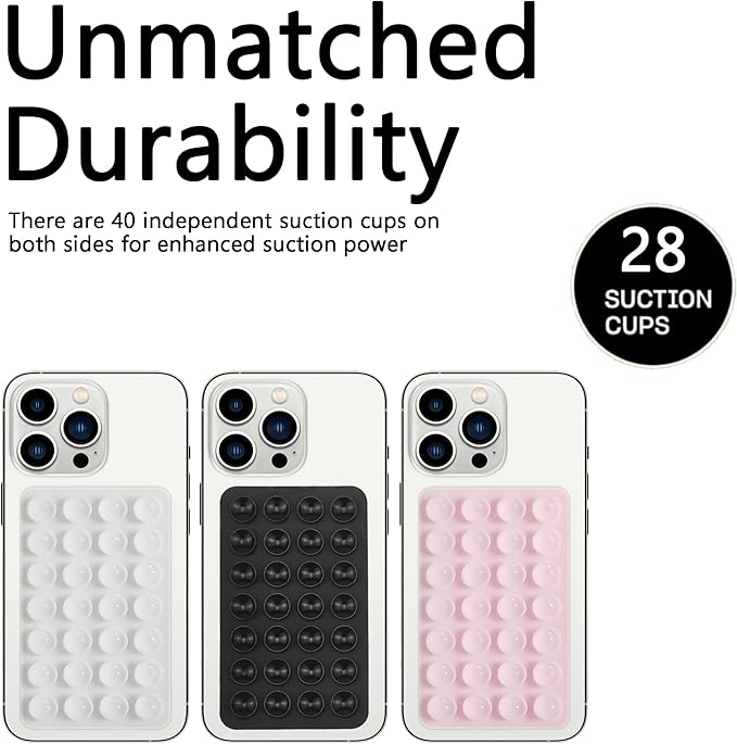 Silicone Double-Sided Suction Phone Case Detachable Mount, Car Dashboard Holder - Image 6