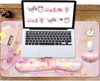 4-in-1 Large Gaming Mouse Pad, Keyboard Wrist Rest Pad & Wrist Support Mousepad - Image 5