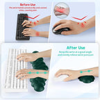 Cloud Wrist Rest for Keyboard and Mouse, Memory Foam PU Leather Keyboard Wrist - Image 3
