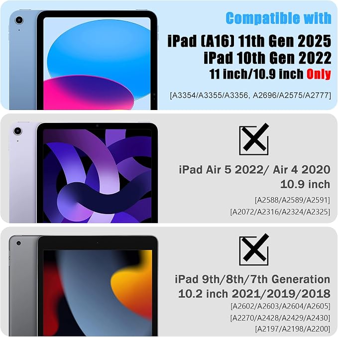 SCSVPN Case for iPad 11th Generation 11-inch 2025/10th Generation 10.9 Inch 2022 - Image 2