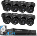 4COVR Security Camera System PoE, 8X 5MP Commercial IP67 Dome IP Camera by 4COVR