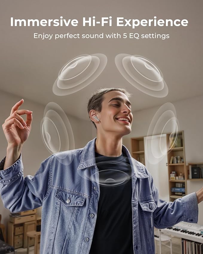 Wireless Earbuds, Ear Buds Active Noise Cancelling - Image 6