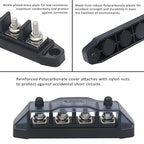 Recoil BBSPG4 Discrete 4 Position Barrier Strip Bus Bar 4 x M5 Studs Terminals - Image 5