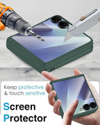 STORMTAL for Samsung Galaxy Z Flip 7 Case, Hinge Protection, Built-in Screen - Image 5