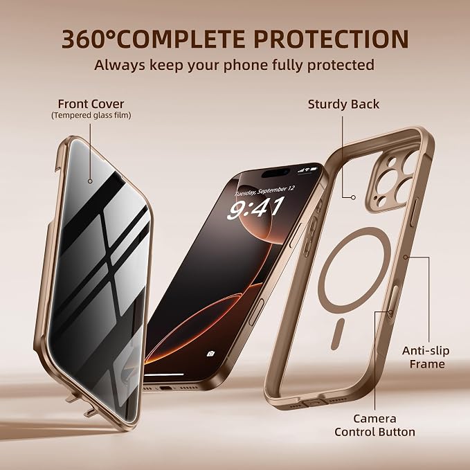 BERFY Magnetic for iPhone 16 Pro Max Case, Compatible - Image 9