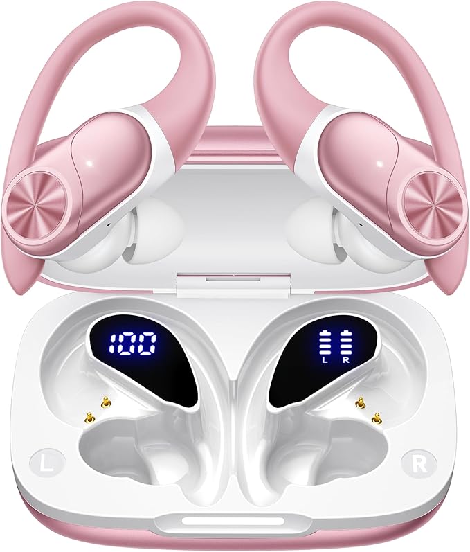 PocBuds Bluetooth Headphones Wireless Earbuds 80hrs Playtime Wireless Charging by PocBuds
