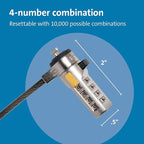Kensington Combination Cable T-Bar Standard Lock Slot - Image 2