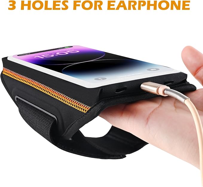 Running Armband with Earphone Bag Cell Phone Armband - Image 6