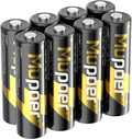 Mupoer Rechargeable AA Batteries 8 Pack, Lithium Batteries AA 1.5V 3600mWh by Mupoer
