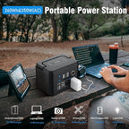 Portable Power Station 350W, Powkey 260Wh/70, 000mAh Backup Lithium Battery - Image 6