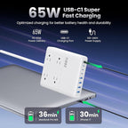 200W USB C Charging Station Power Strip - Image 3