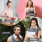 Portable Neck Fan, Hands Free Personal Fan, 360° Airflow, 3-16 Running Hours - Image 6
