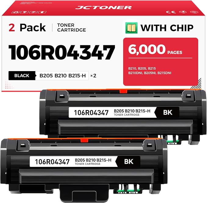 B205 B210 B215 Black High Capacity Toner Cartridge by JCTONER